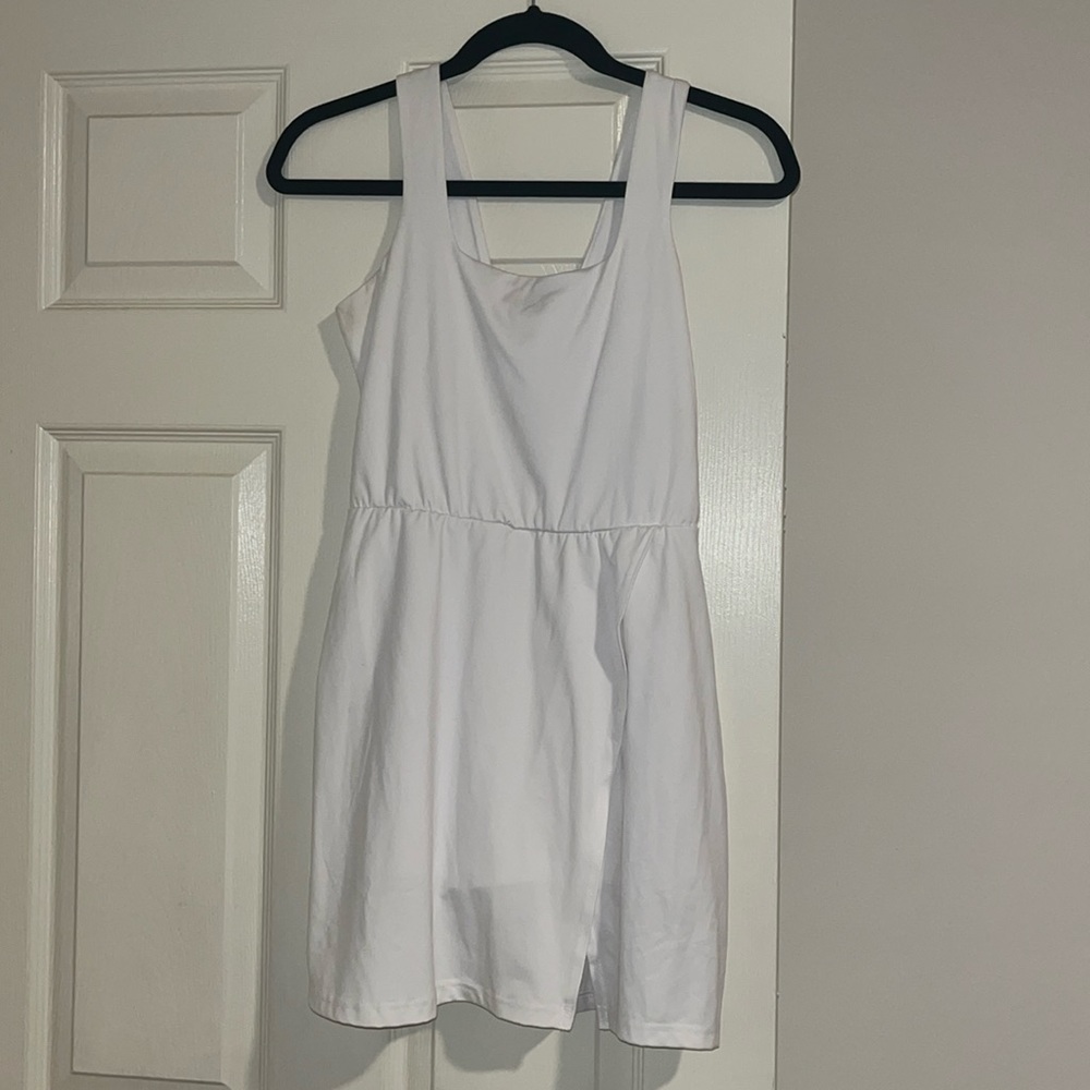 White tennis/athletic dress